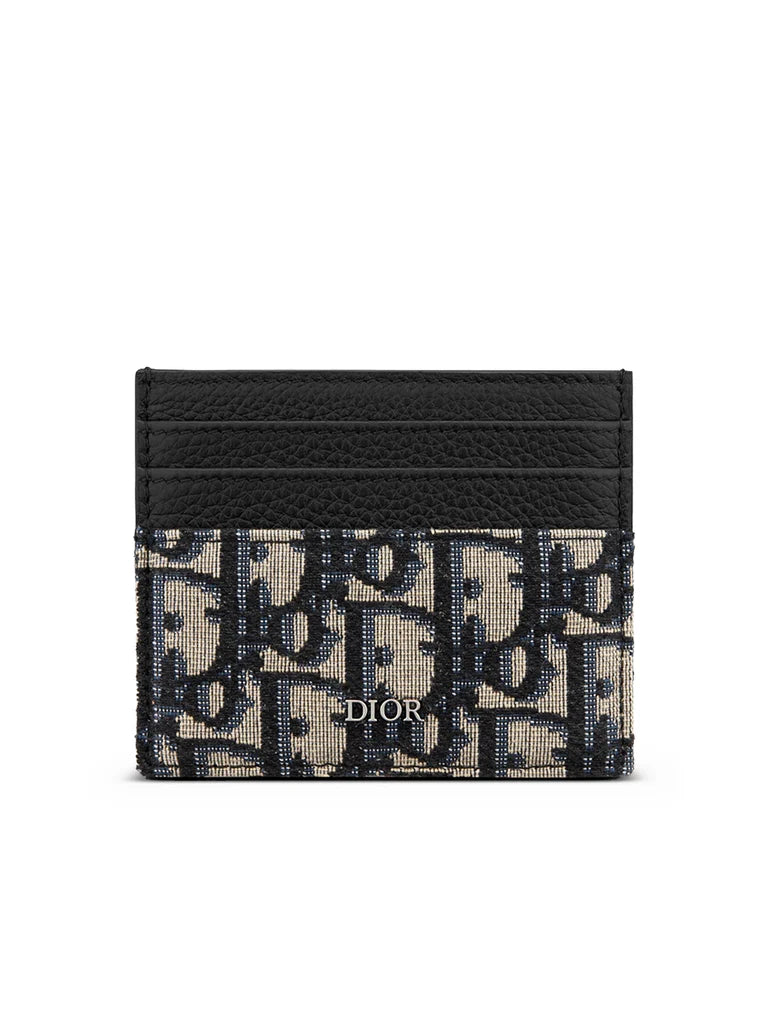 Dior Card Holder Black