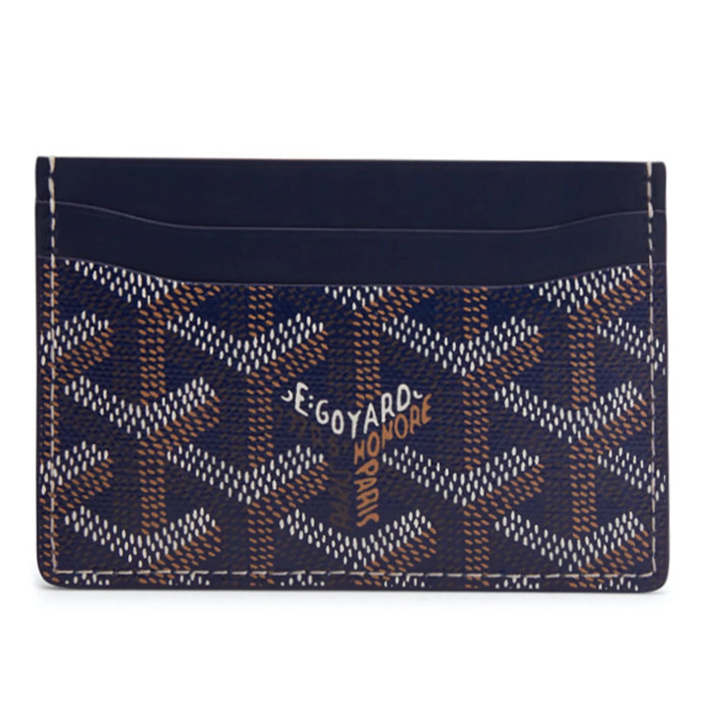 'Goyard' Card Holder Navy