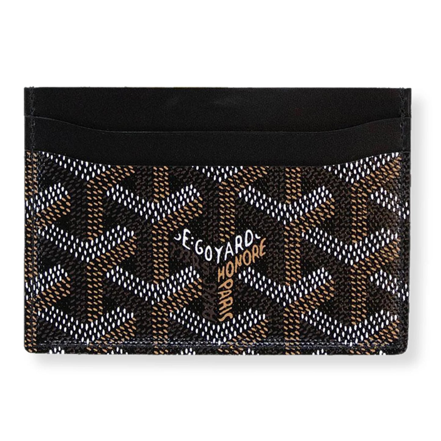 'Goyard' Card Holder Black