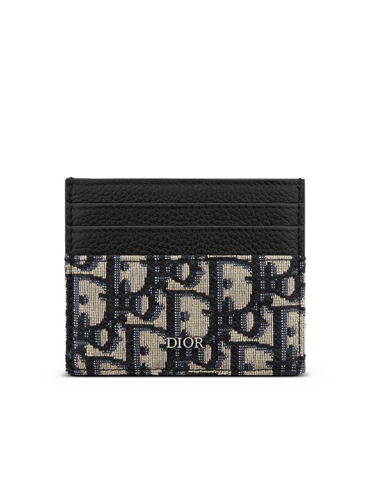 Dior Card Holder Black
