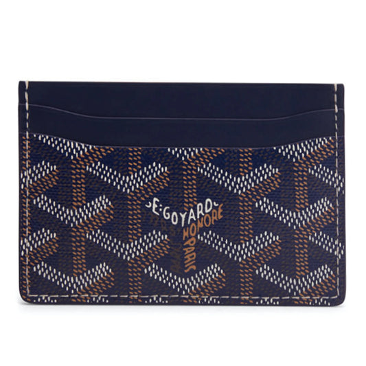 'Goyard' Card Holder Navy
