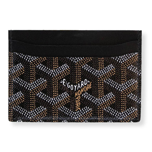 'Goyard' Card Holder Black