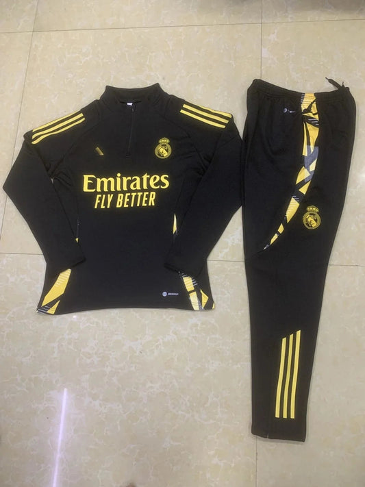 Real Madrid Black Tracksuit